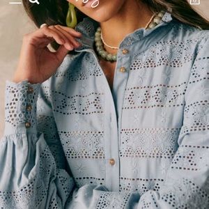 Casey Shirt in vintage blue